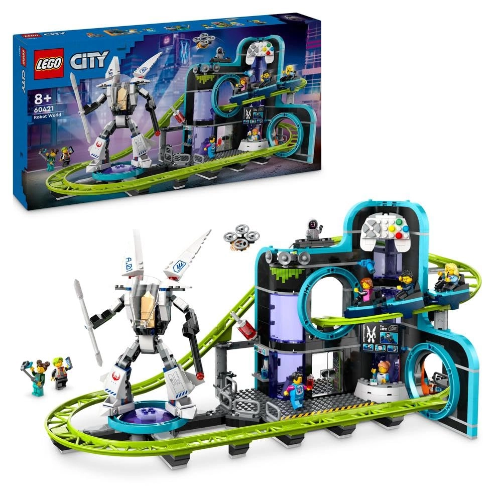 City Robot World Roller-Coaster Park (60421) - 8 Minifigures