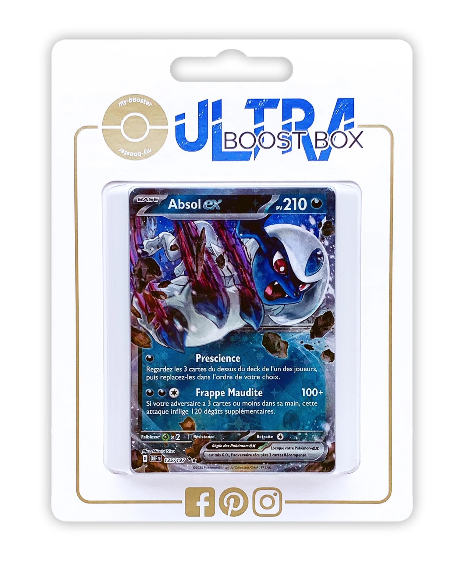 my-booster Pokémon Ultraboost SV03-FR-UB-135 - French 10pcs