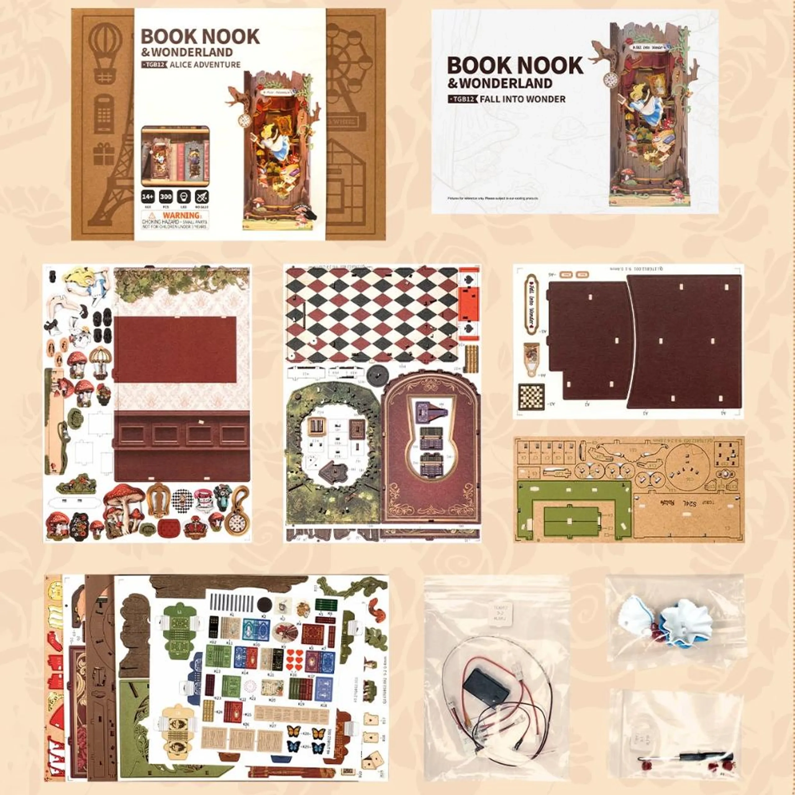 Fall Into Wonder Book Nook - 300 Pc