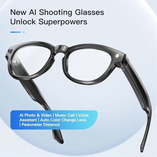 Ai Translator Smart Glasses - Bluetooth 11 Languages Color Change Lenses