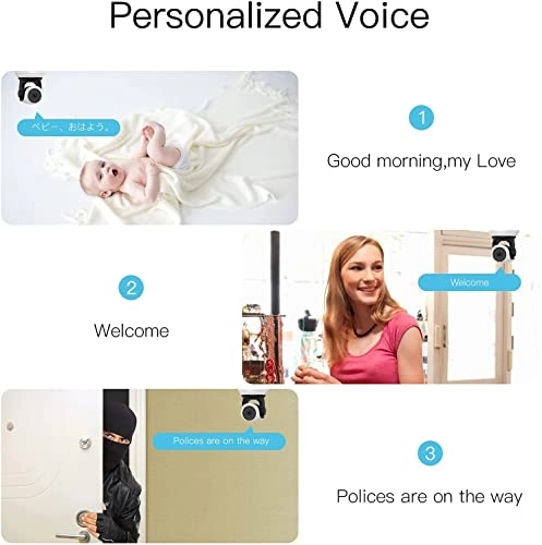 WiFi 1080P - Baby and Dog Monitor Night Vision