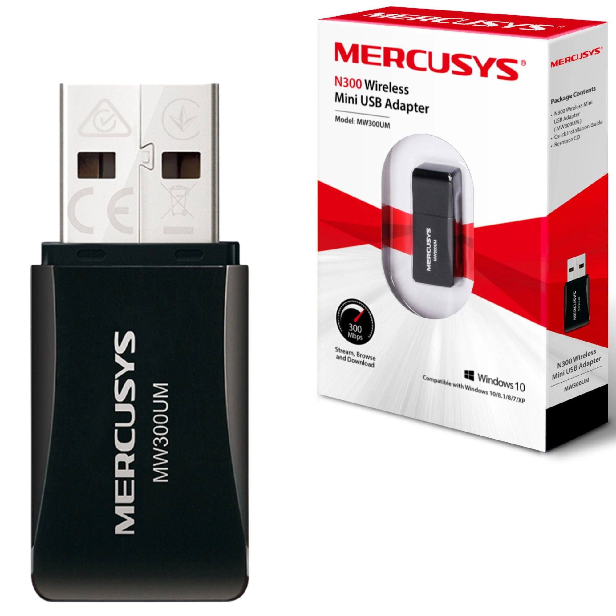 Mercusys MW300UM - N300 USB Wi-Fi