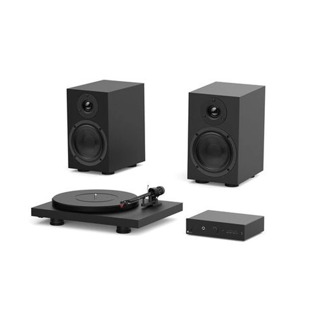 Pro-Ject Audio systems Debut Carbon EVO - Carbon tonearm + MaiA S3 - Amplifier + Speaker Box 5 S2 - Speaker + Damp it - Rubber feet + Connect it LS S2 - Speaker cable
