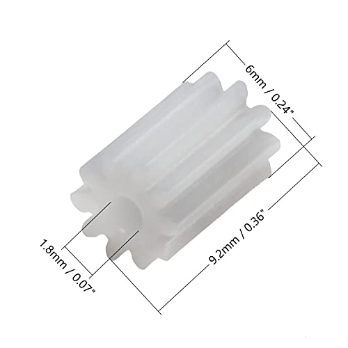 102A - 10pcs 10 Teeth 6mm