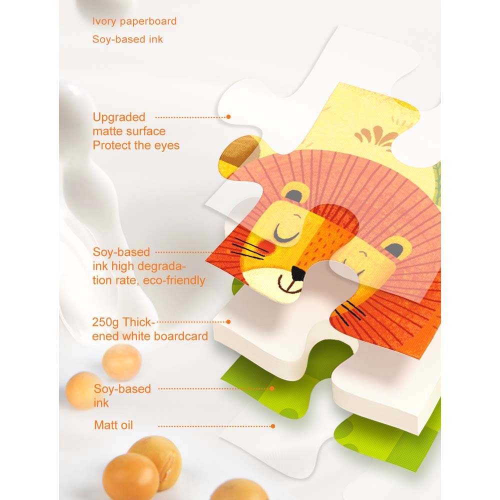 Level Up Puzzles Animals - 4-in-1 Puzzle (TOP-CT7033)