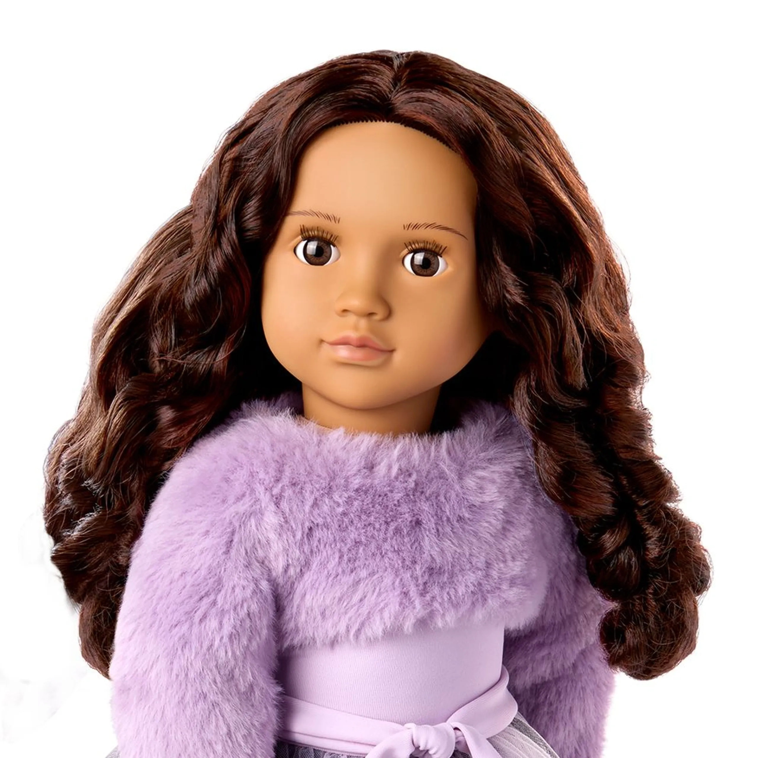 Jovanna Ballerina Fashion Doll - 18-inch faux-fur shrug Ages 3+