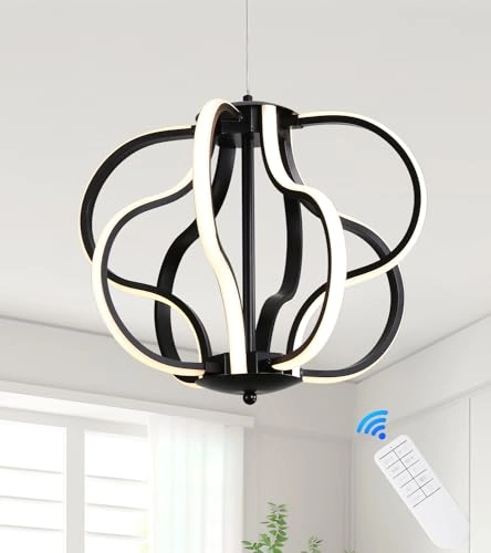 LED Chandelier - 3 Color Temperature Options Dimmable