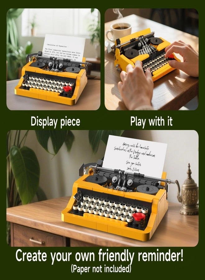 Typewriter - Compatible with Lego Retro Mini Model