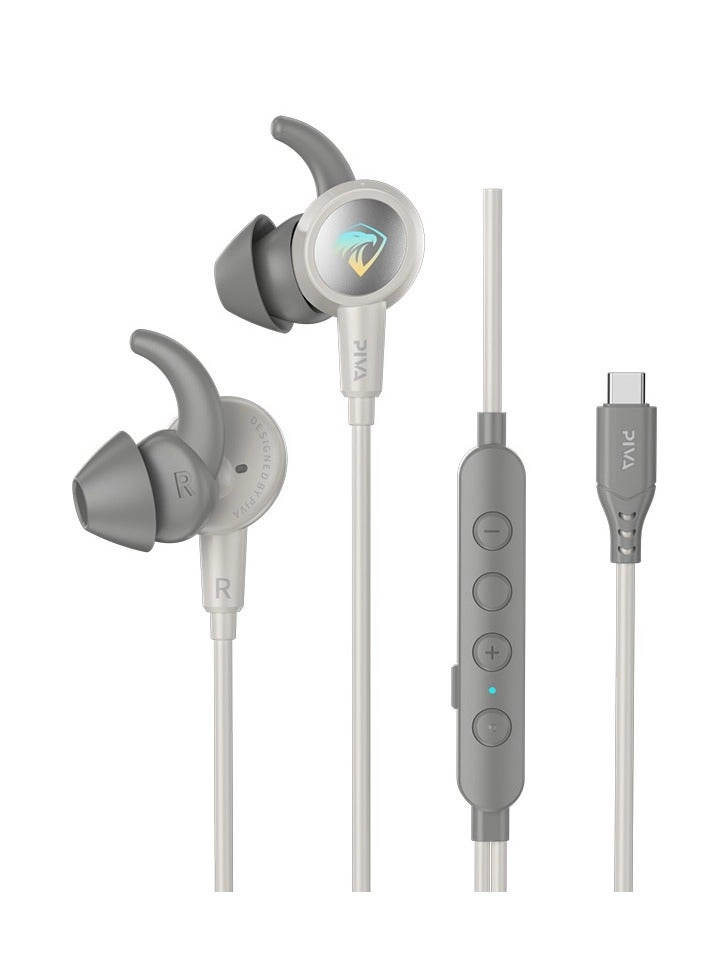 PIVA S6C-G Wired Headset