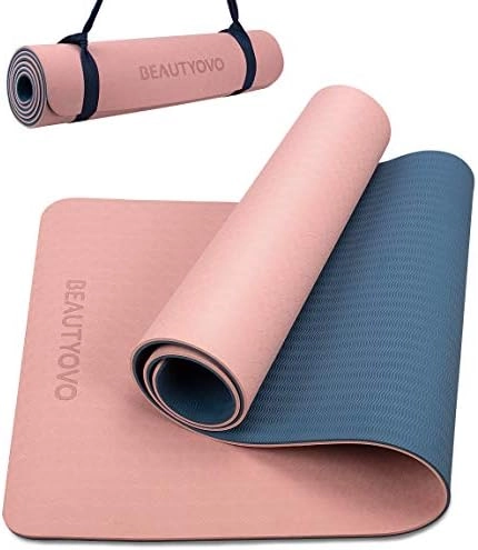 BEAUTYOVO Yoga Mat - TPE 1/3 Inch