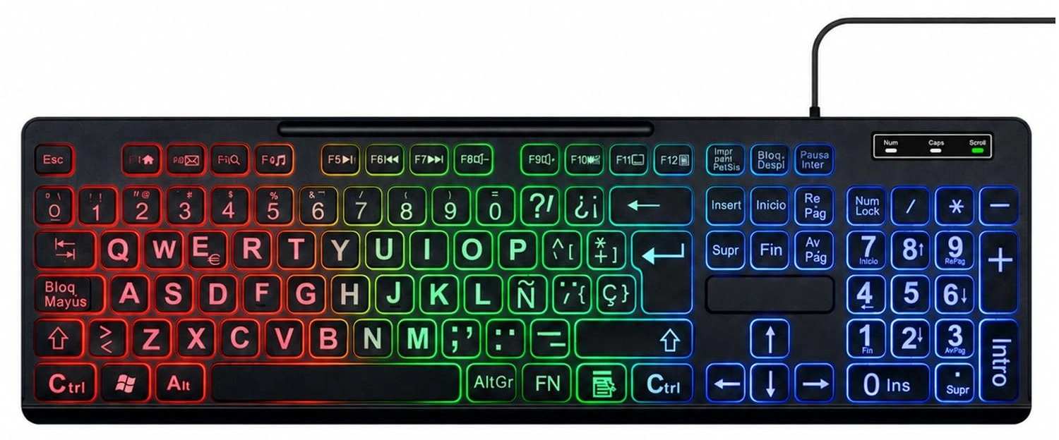 MCSaite Spanish Keyboard - ES Wired