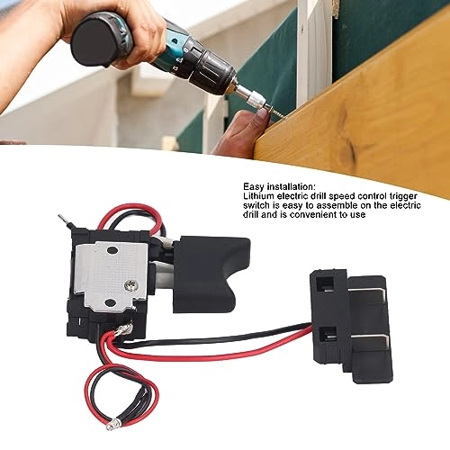 Electric Drill Trigger Switch - 7.2-24V Built in Light