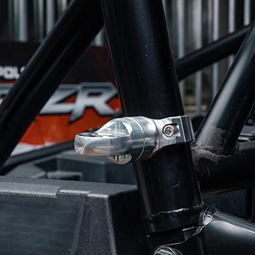 Billet Aluminum Adjustable Whip Mount - 1.75" OD Fits Most 1/2" Whip Bases