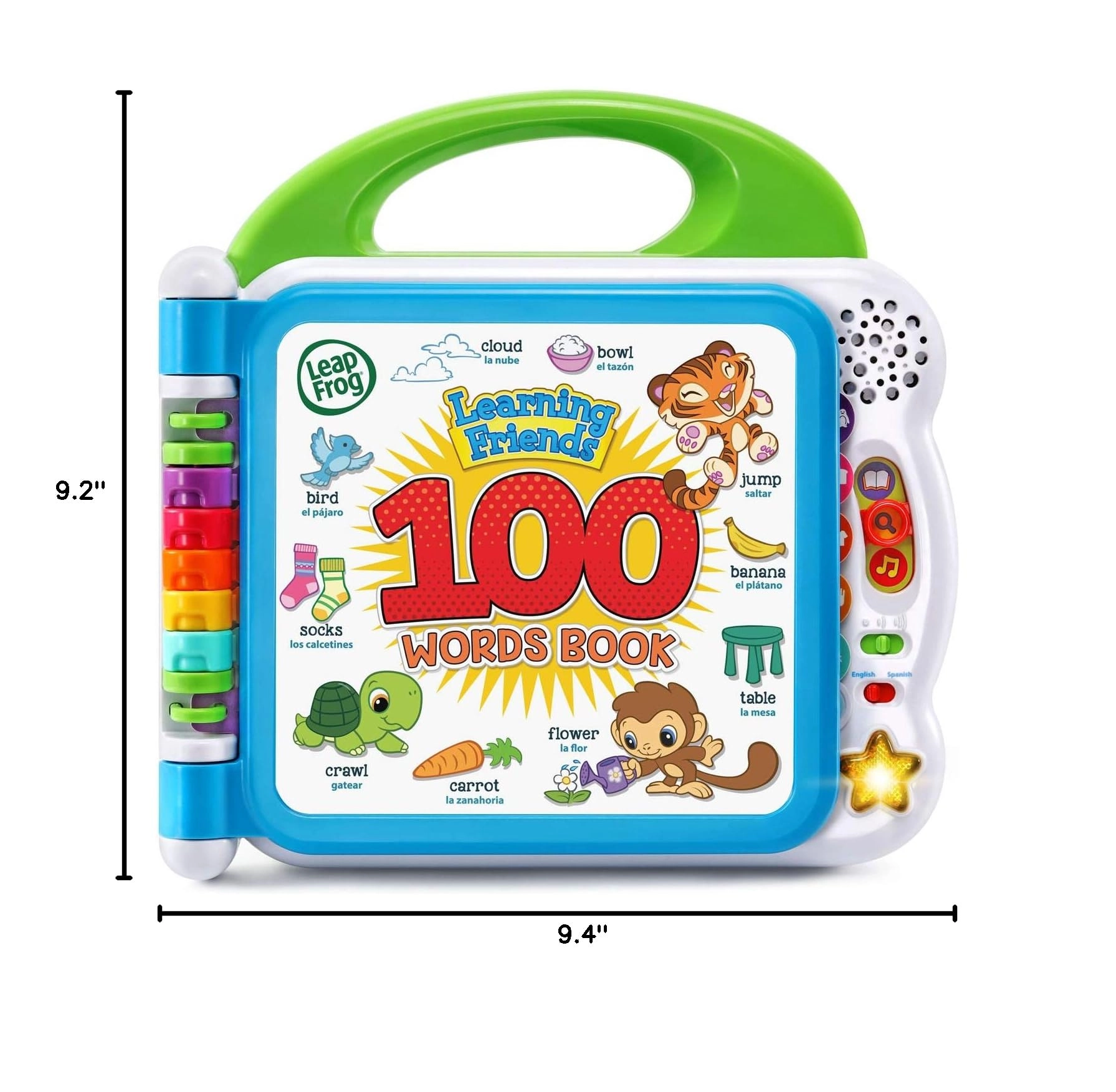 LeapFrog Learning Friends 100 Words Book Turtle - 18 months+