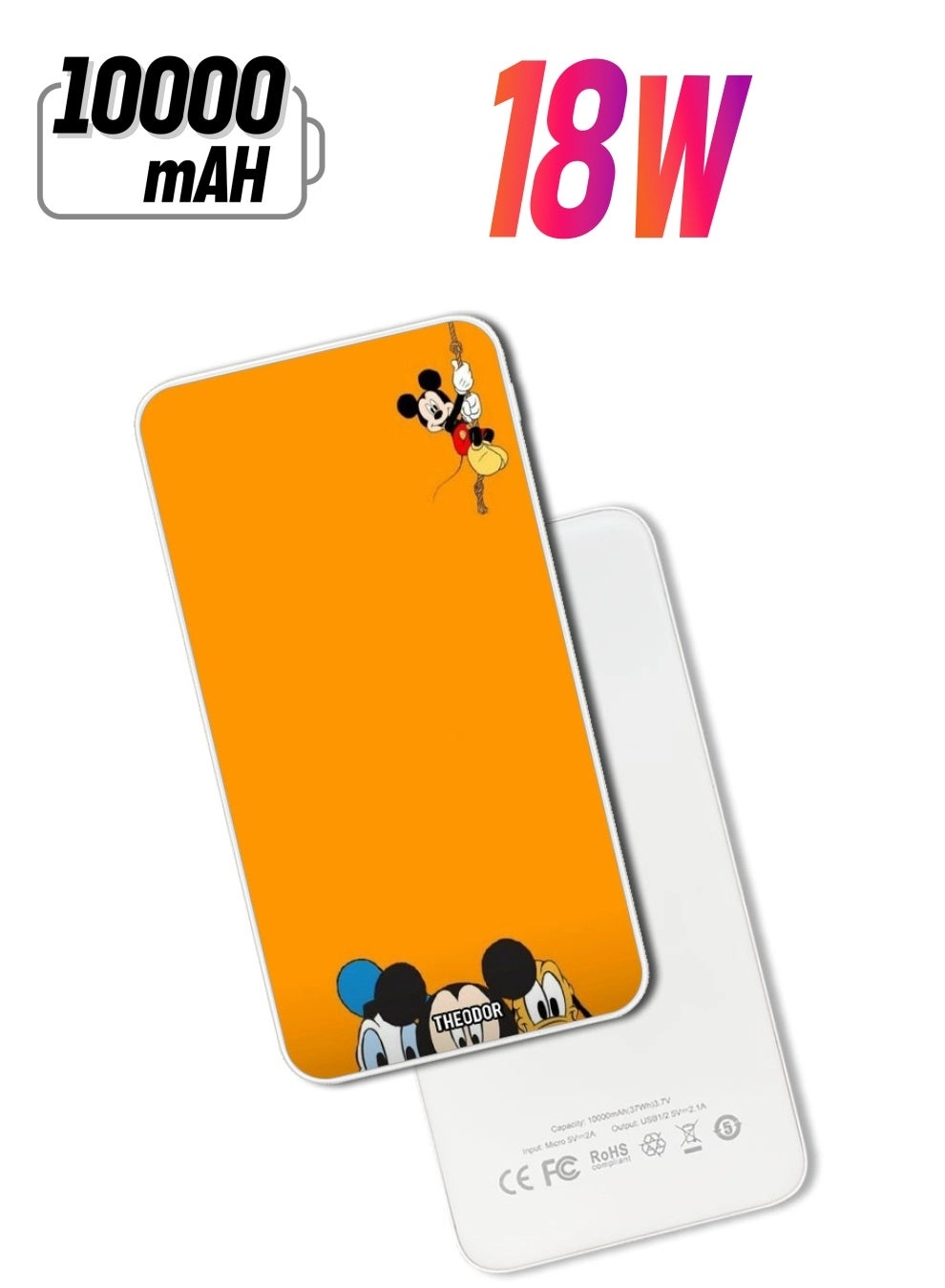 Theodor EX_PPBA081 - 10000mAh 18W Quick Charging