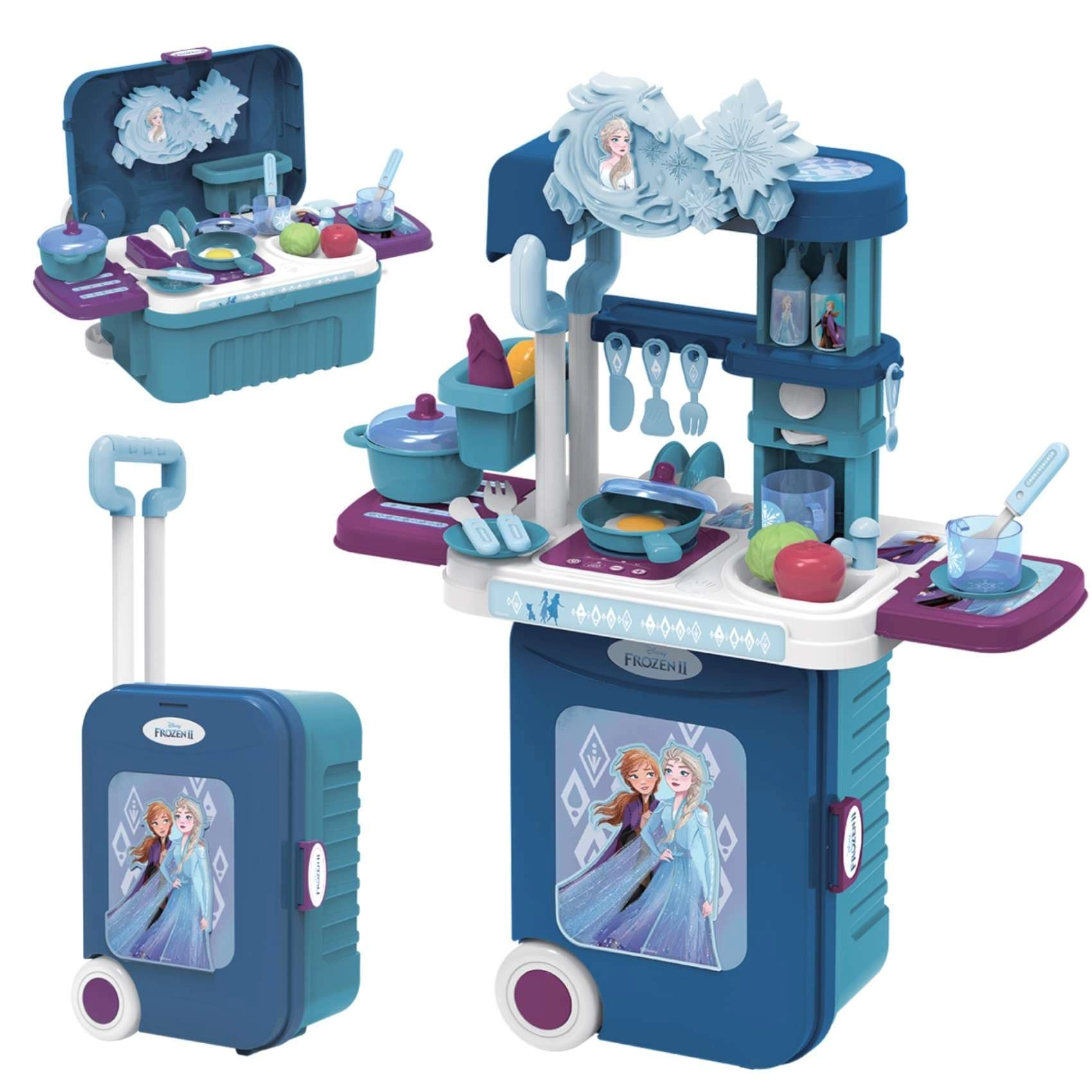 Disney Frozen II 3-In-1 Kitchen Playset Trolley