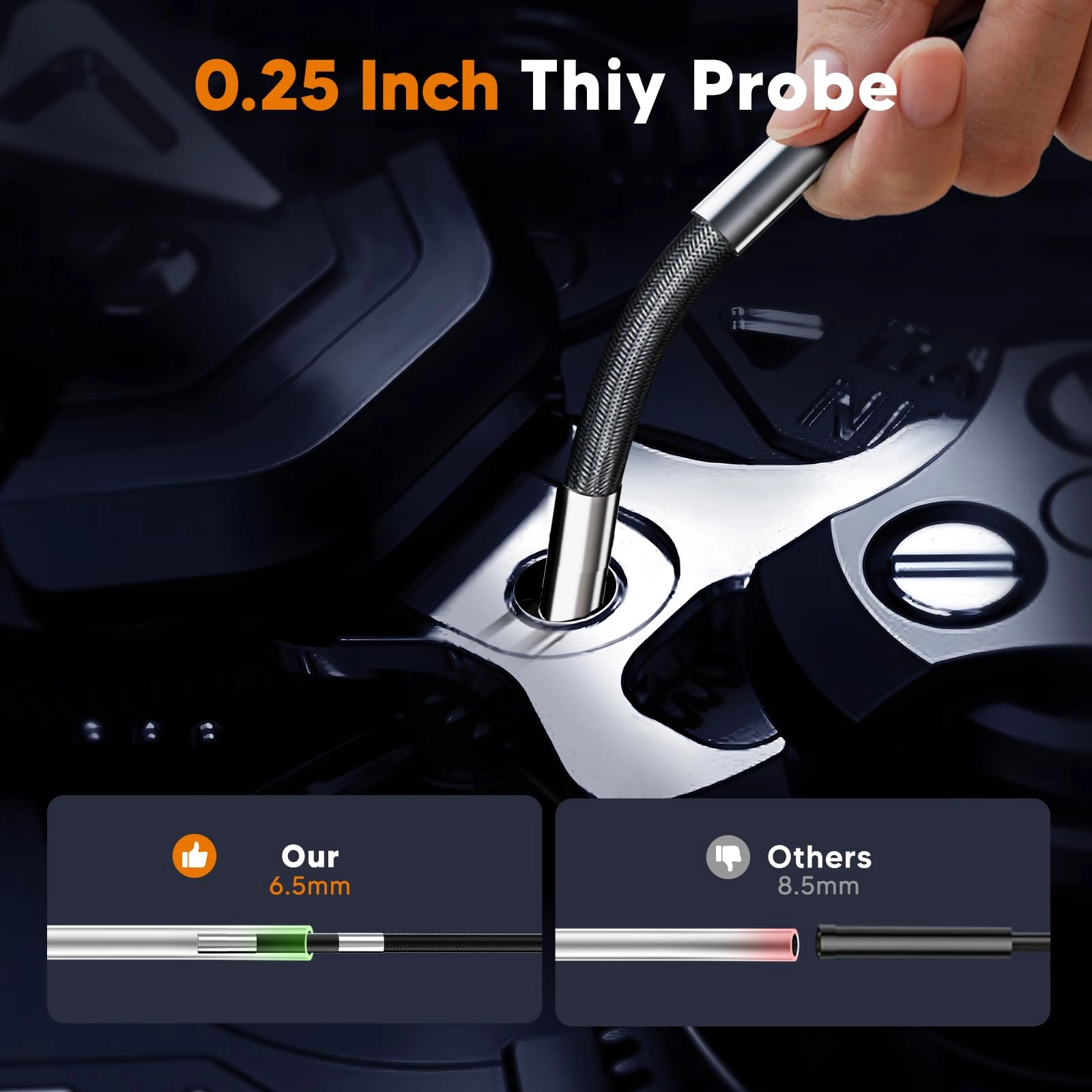 Triple Lens endoscope - 50FT