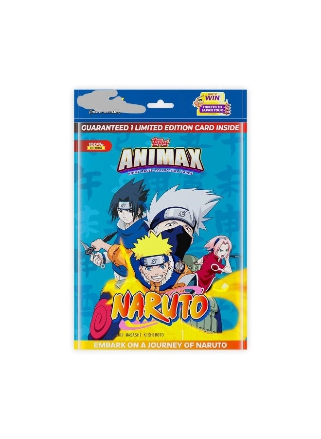 Topps Animax 2024 Official Naruto Collectible Card Game - Smart Game Pack
