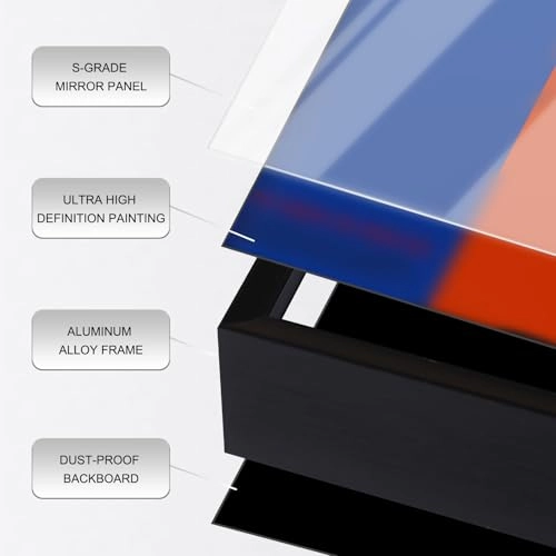 Display Wall Frame - for Lego 42141 LED Mirror