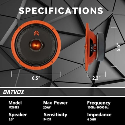 MX65E1 - 6.5 Inch Midrange