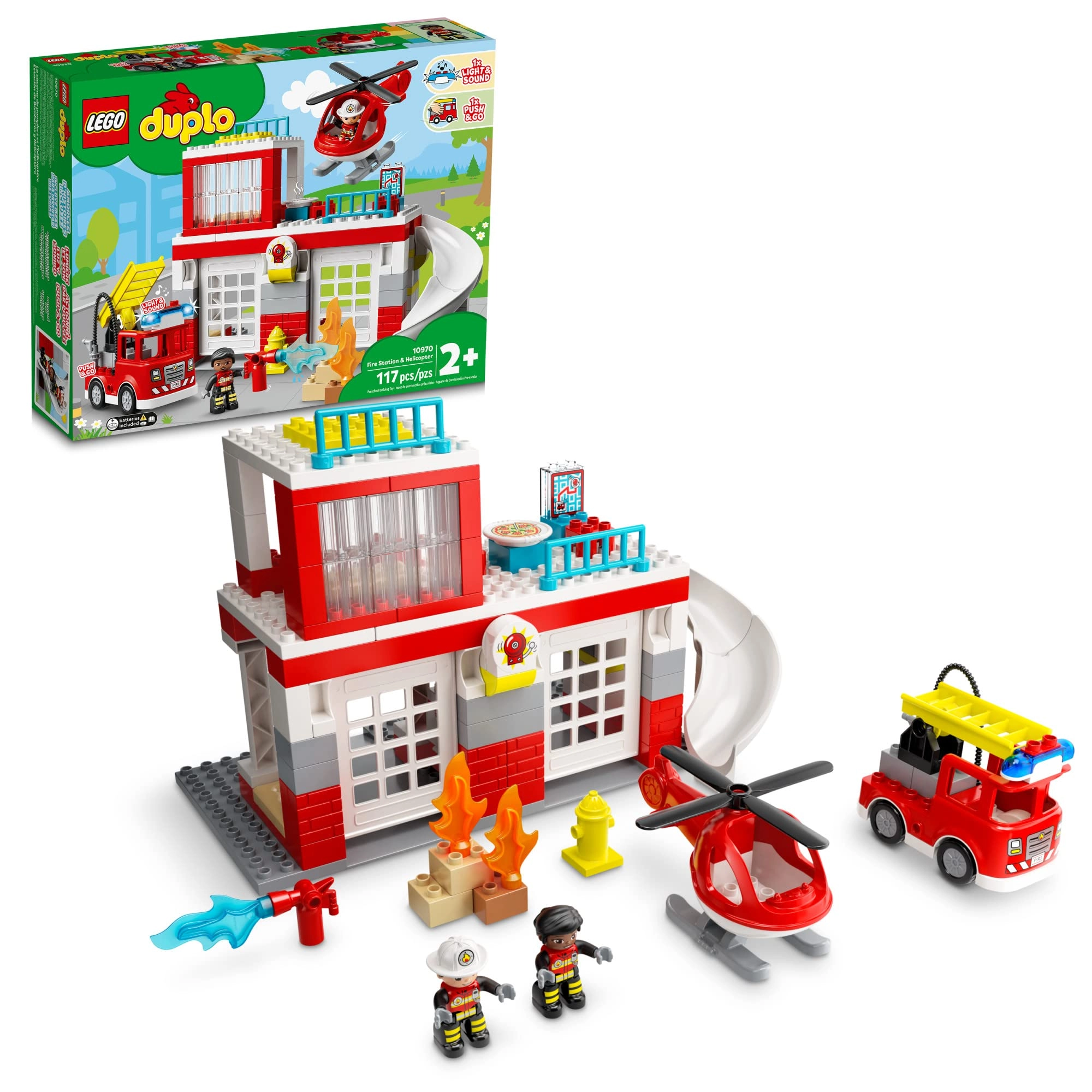 Fire Station & Helicopter Playset (10970)