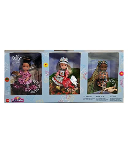 Kelly 3-Doll Gift Set - Friends of the World 4 inches
