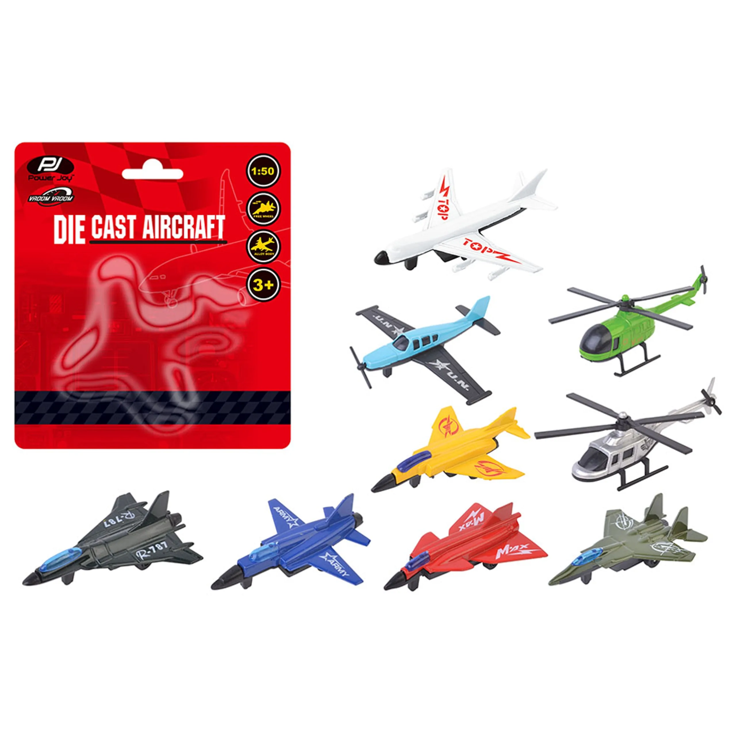Vroom Vroom Diecast Aircraft - 1:50 1 pcs