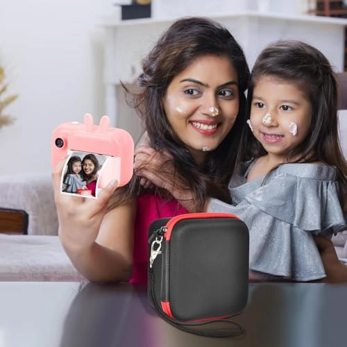 Bag - 5.5 x 5.1 x 3.1 inches suitable for ESOXOFFORE for Dylanto for Prograce for GKTZ for YEEHAO for LETSHAHA for ENERHAMP/ for Anchioo/ for YETCN/ for Amzelas/ for WEEFUN/ for MEETRYE/ for USHINING/ for Mafiti/ for Bestoonemultiple instant camera for digital camera for girls camera