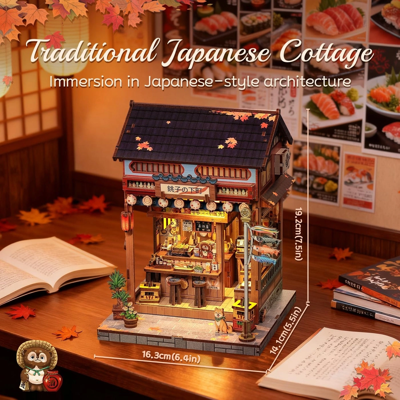 Book Nook - Mini 3D Puzzle Izakaya Shop