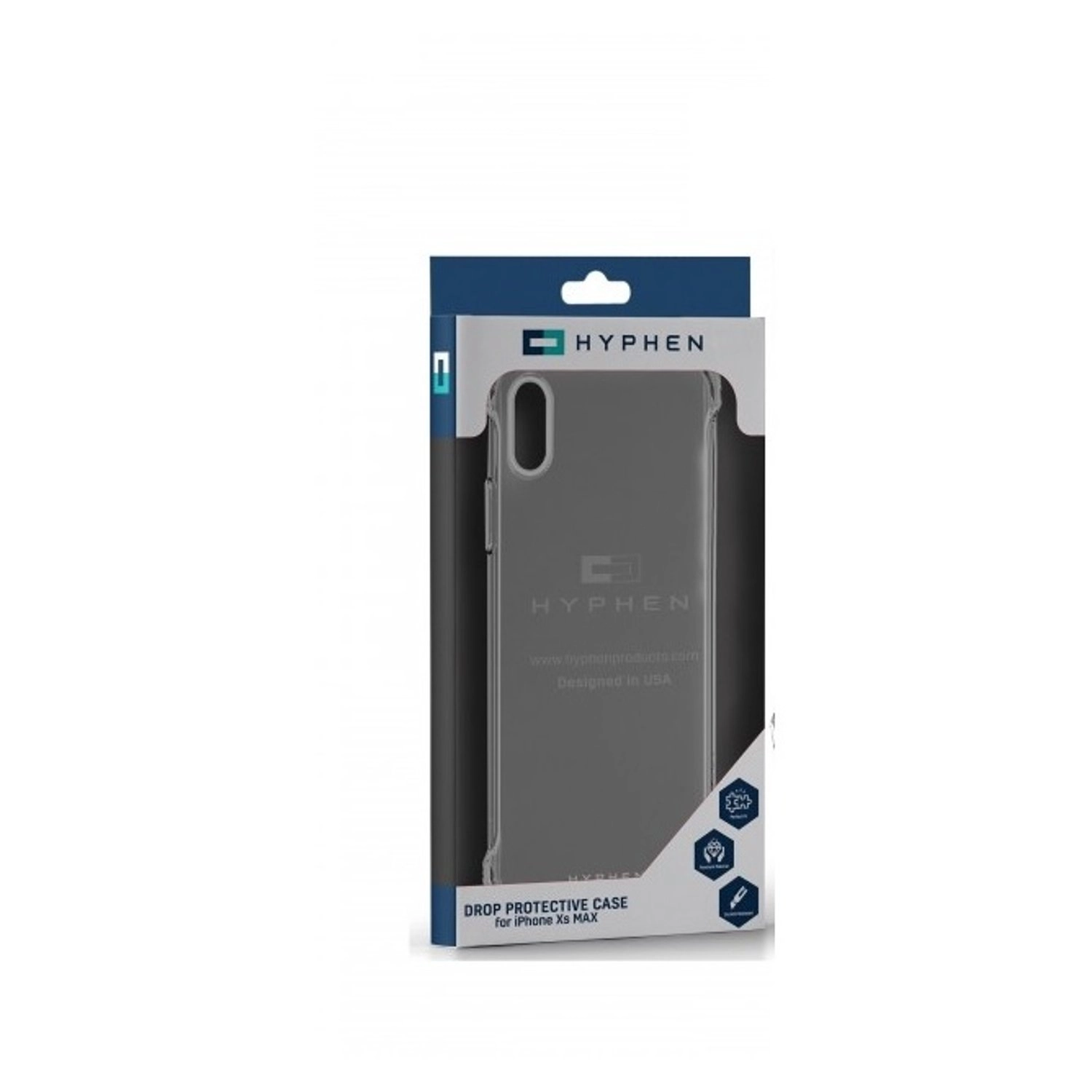 Clear Case - TPU Back Case + TG Screen Protector for Apple Xs Max