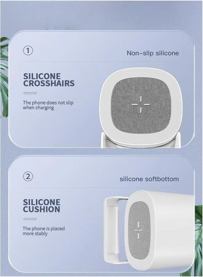 Bluetooth Speaker - 4-in-1 RGB Wireless Charger