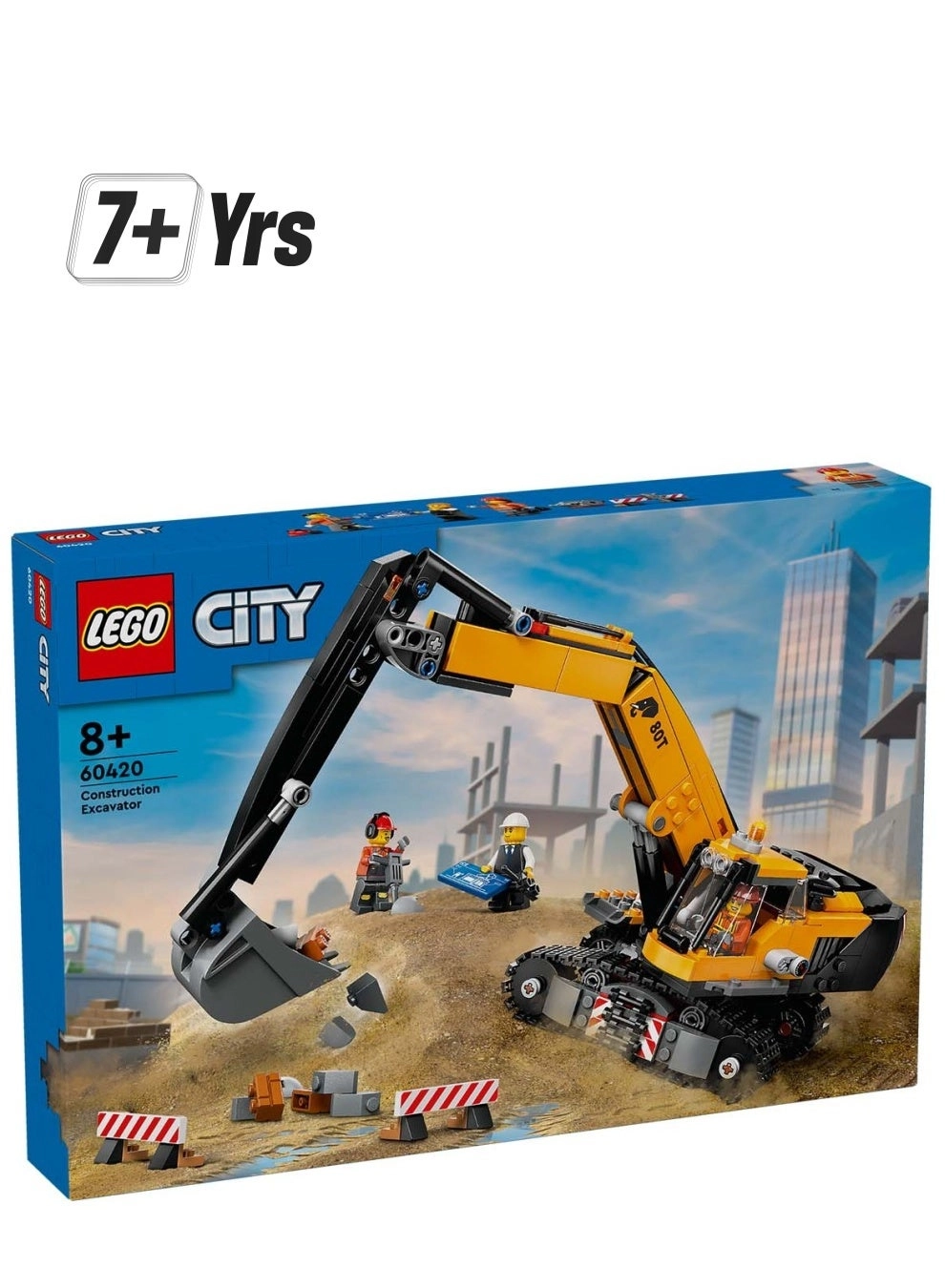 Construction Excavator - Yellow Ages 8+