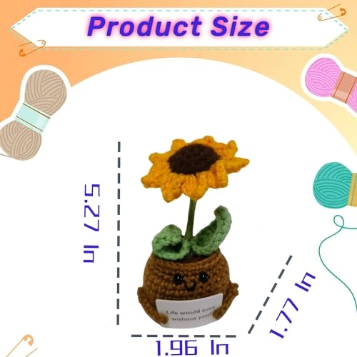Pickled Cucumber - Handmade Sunflower Wool