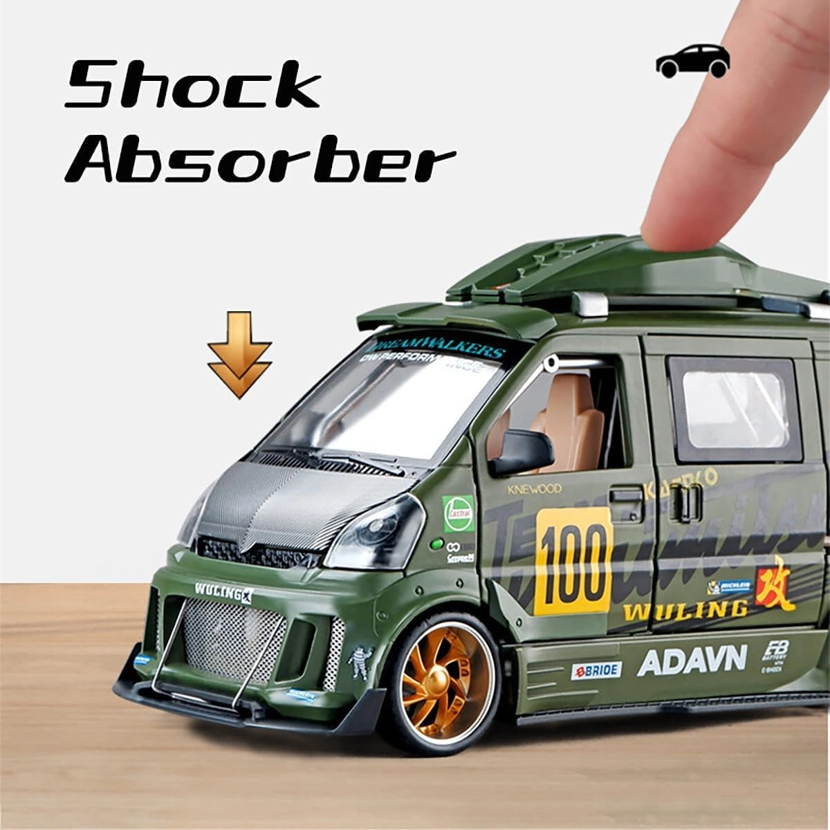 Wuling Van Modified - 1:24 1 pcs