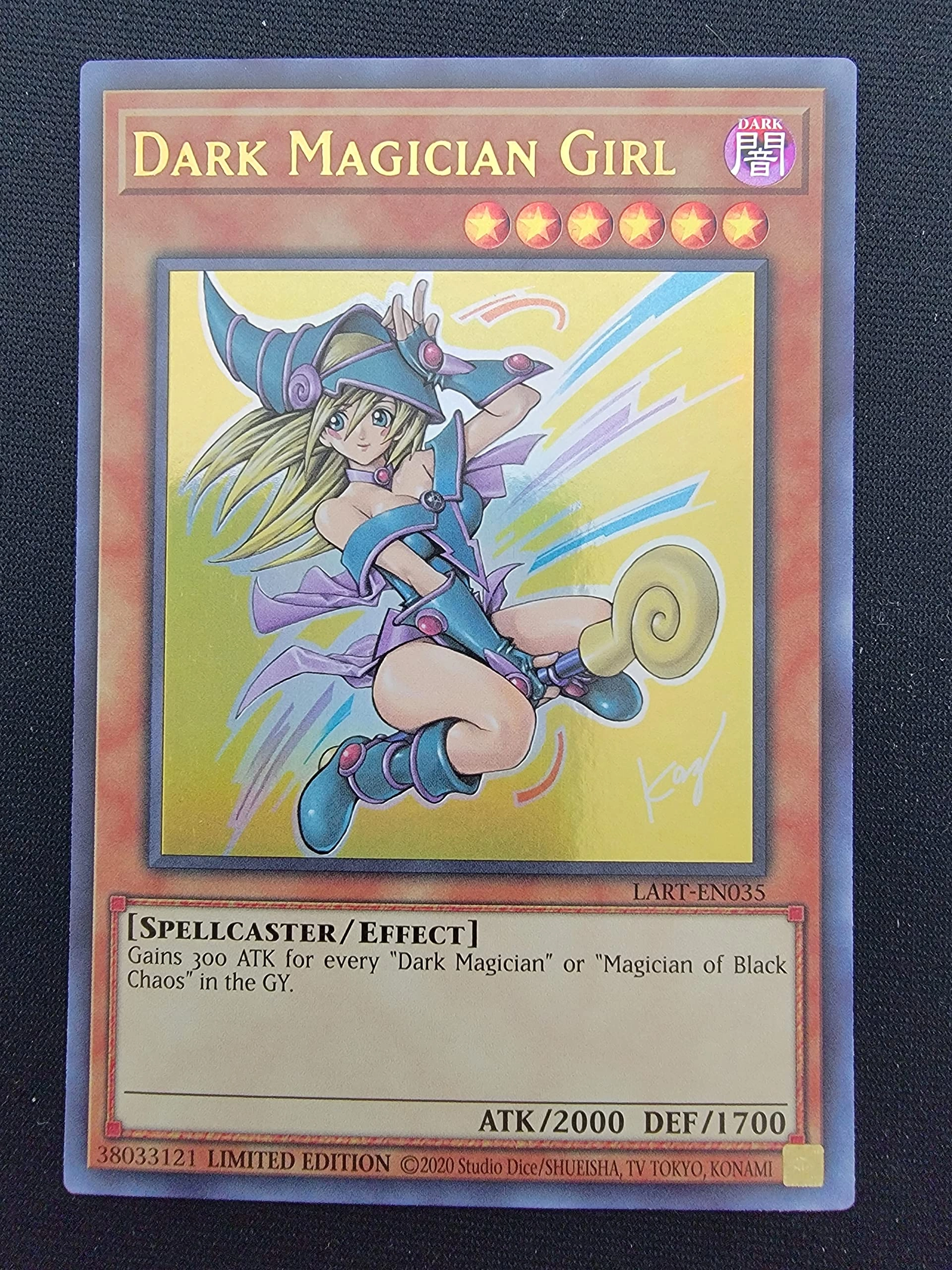 Konami Dark Magician Girl - 2021 Ultra Rare Limited Edition