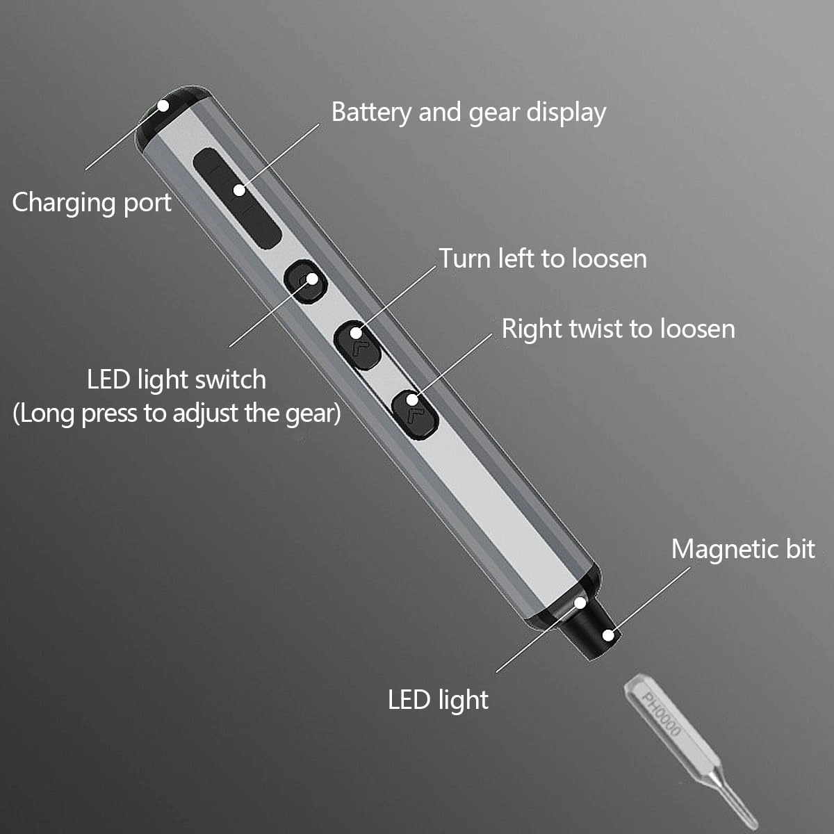 Mini Electric Screwdriver Kit