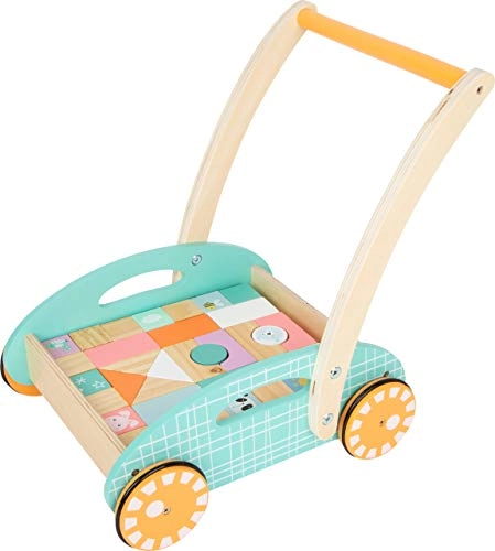 11766 - Pastel walker 34 wooden building blocks