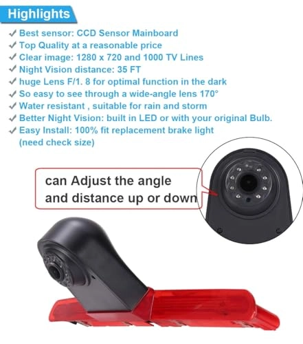 TFT LCD monitor + rear view camera - Night vision 628 x 586