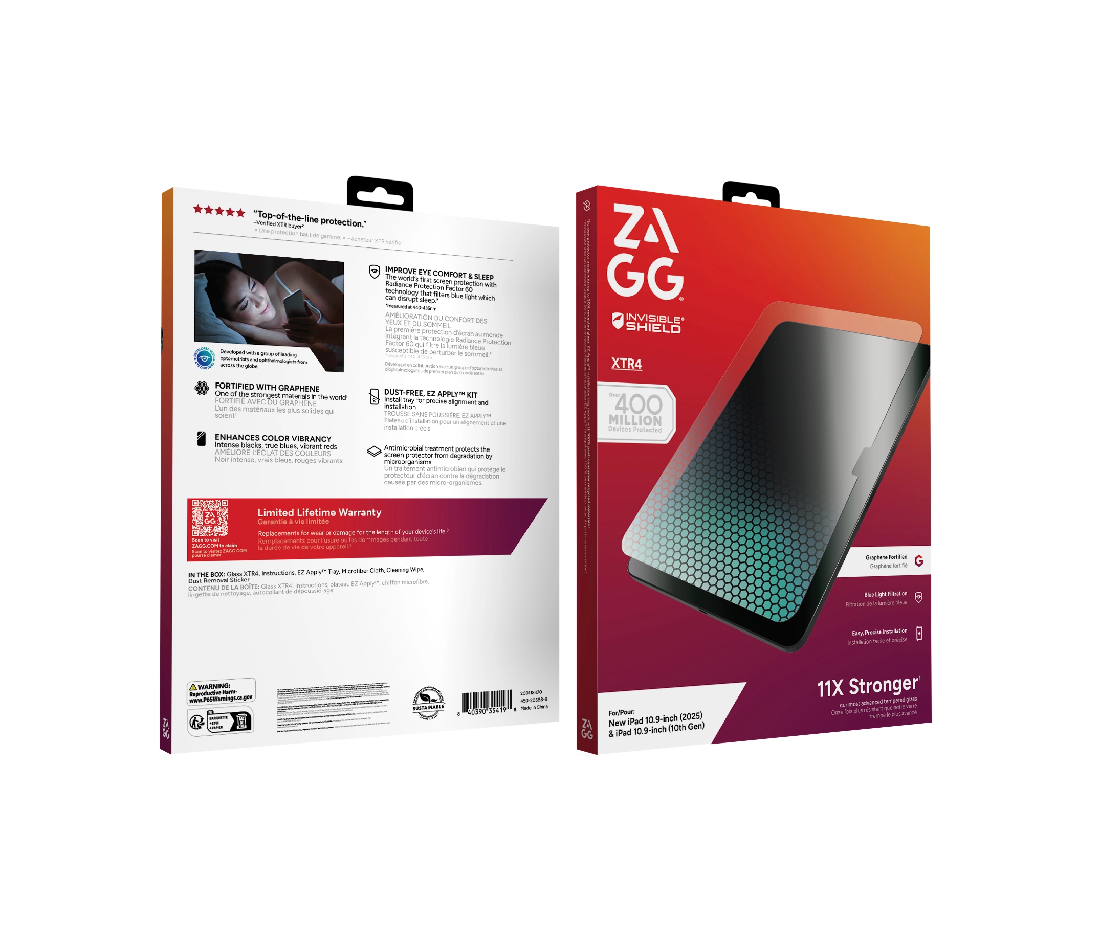 Clear Tempered Glass for iPad 10.9