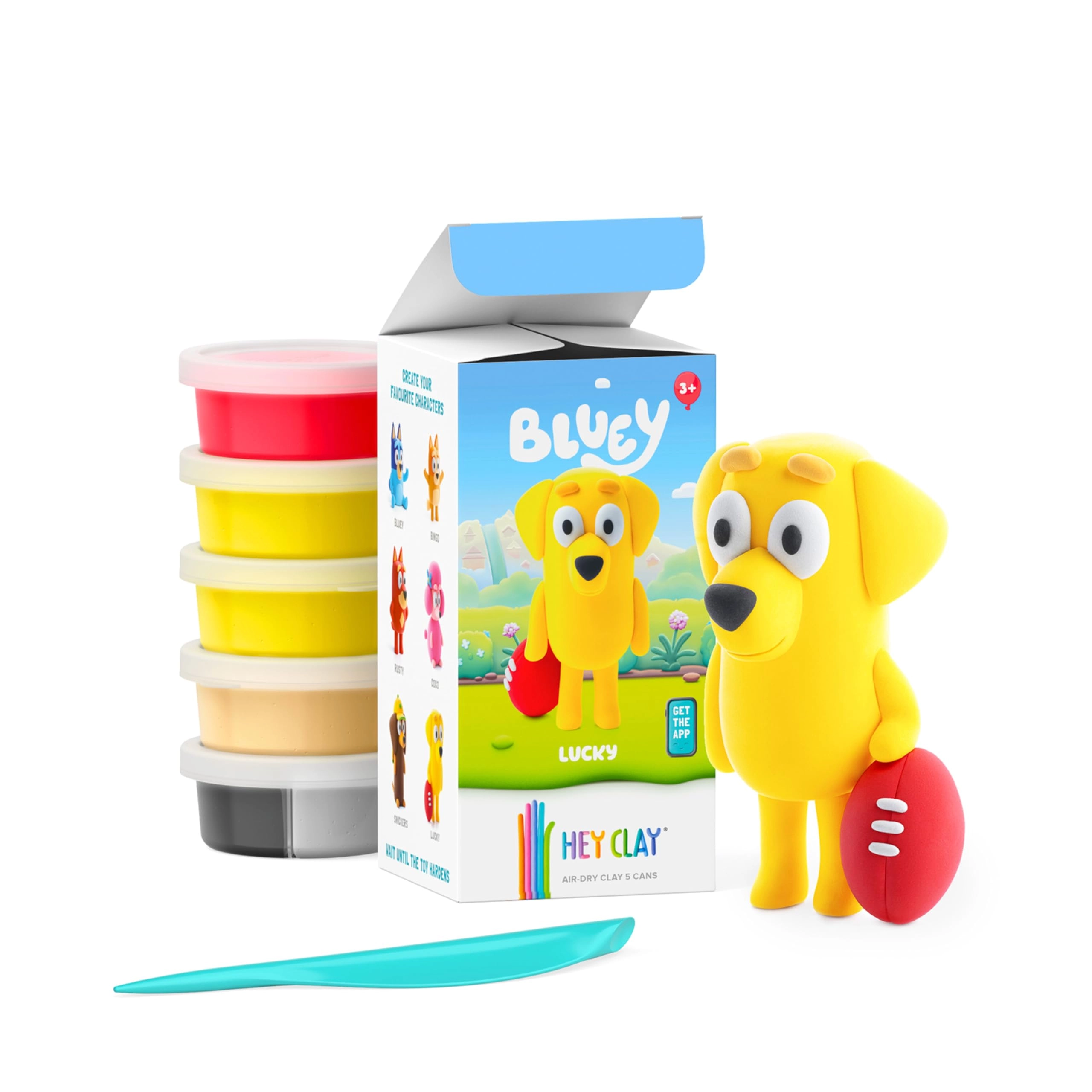 HEY CLAY Bluey & Friends - 3+ years 15 cans