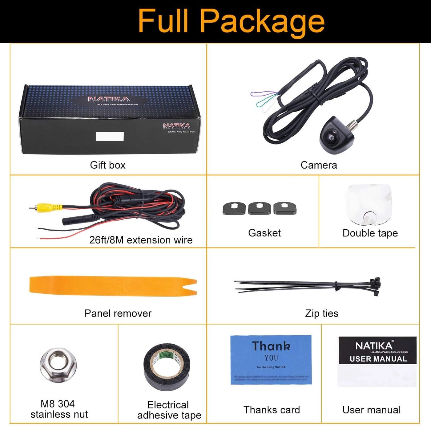 Backup/Front View Camera - 600TVL