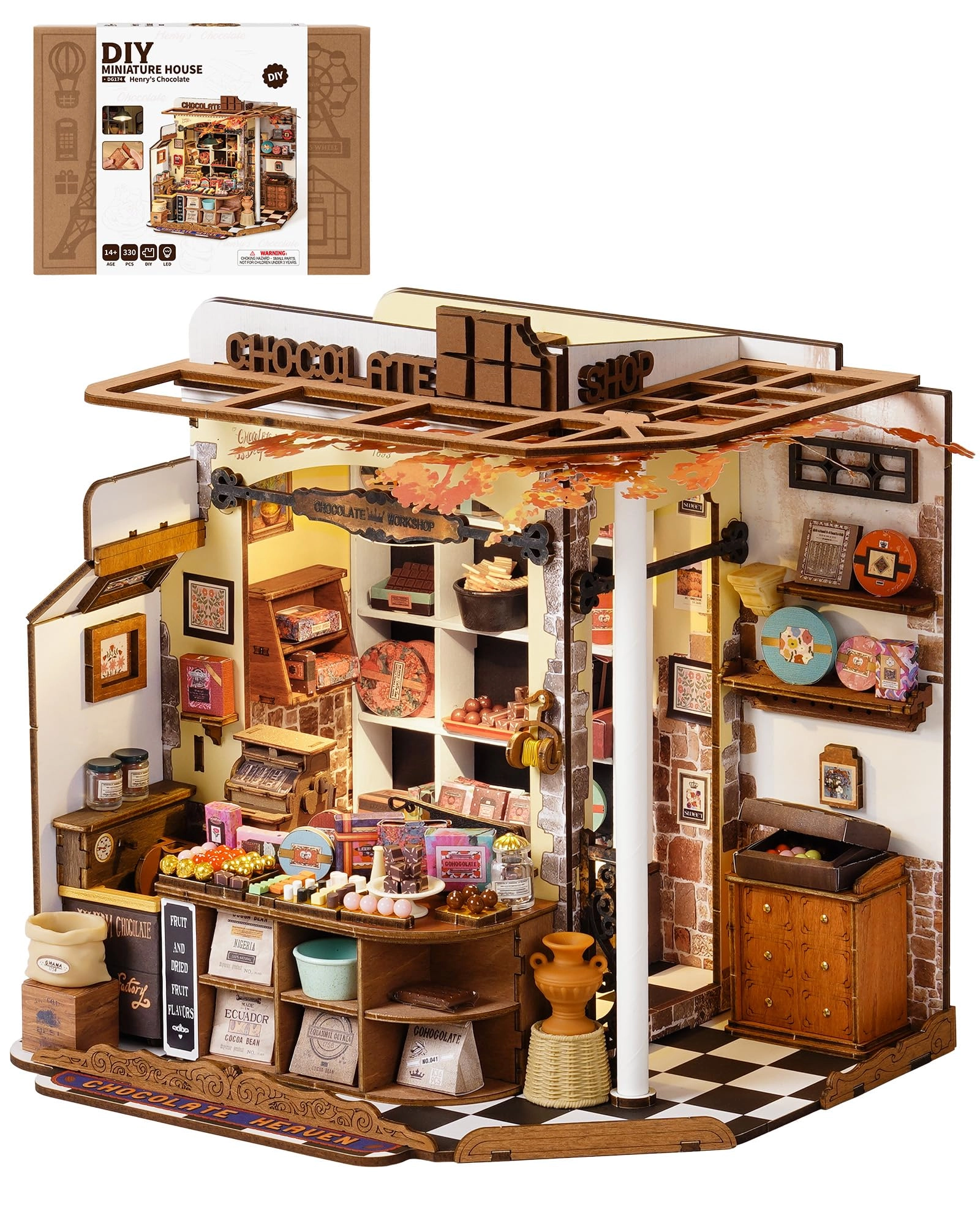 RoboTime Miniature House Kit - Henry's Chocolate