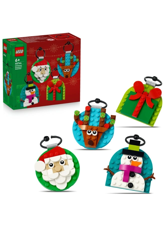 LEGO Christmas Ornament Selection (40744) - 4 Hanging Decorations