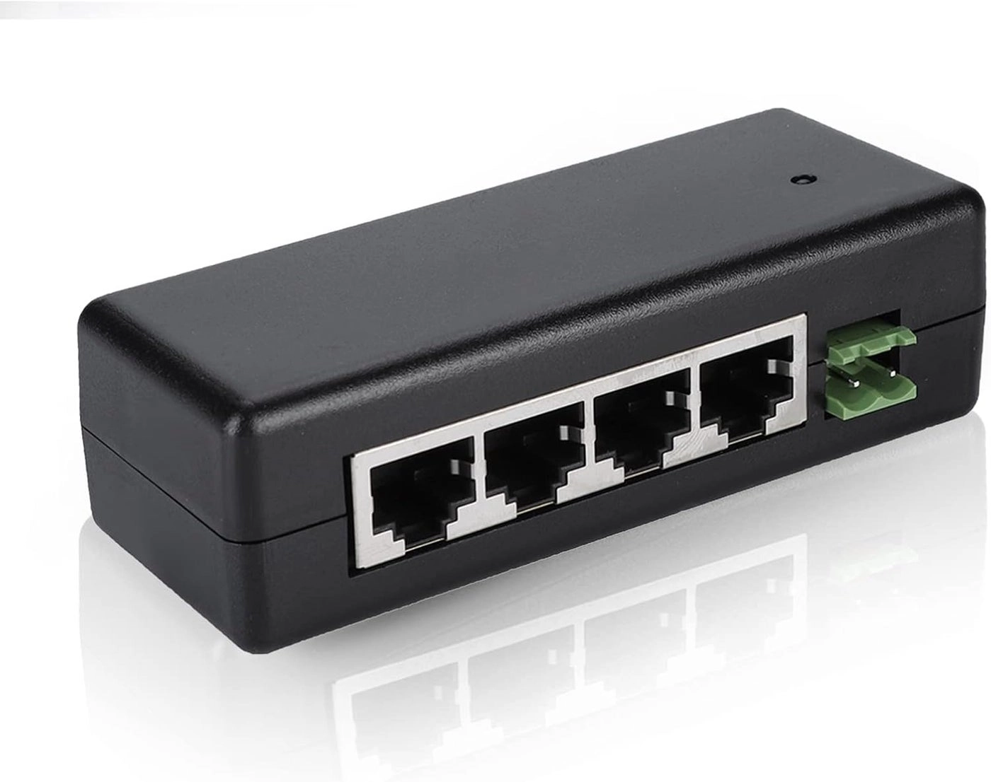 klarako PoE Power Adapter - DC12V-48V 4 Port IEEE802.3af/at 10/100Mbps