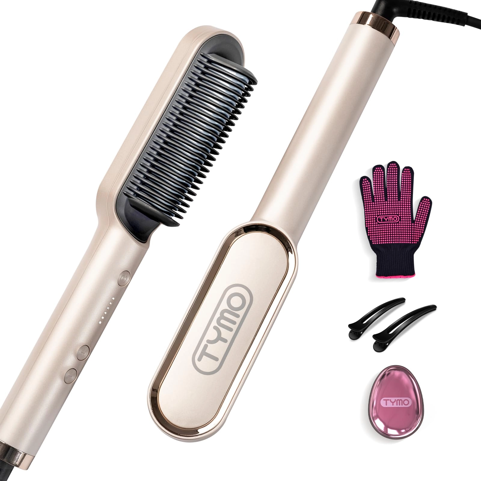 Ring Hair Straightener Brush