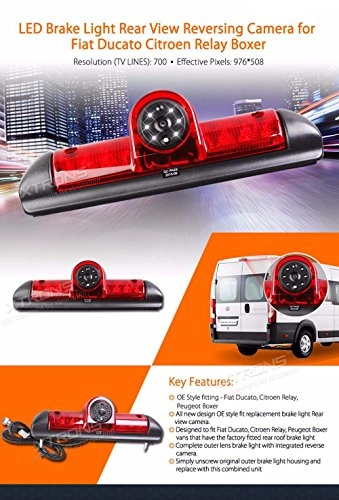 Third Roof Top Brake Light Camera - 628 x 586 pixels