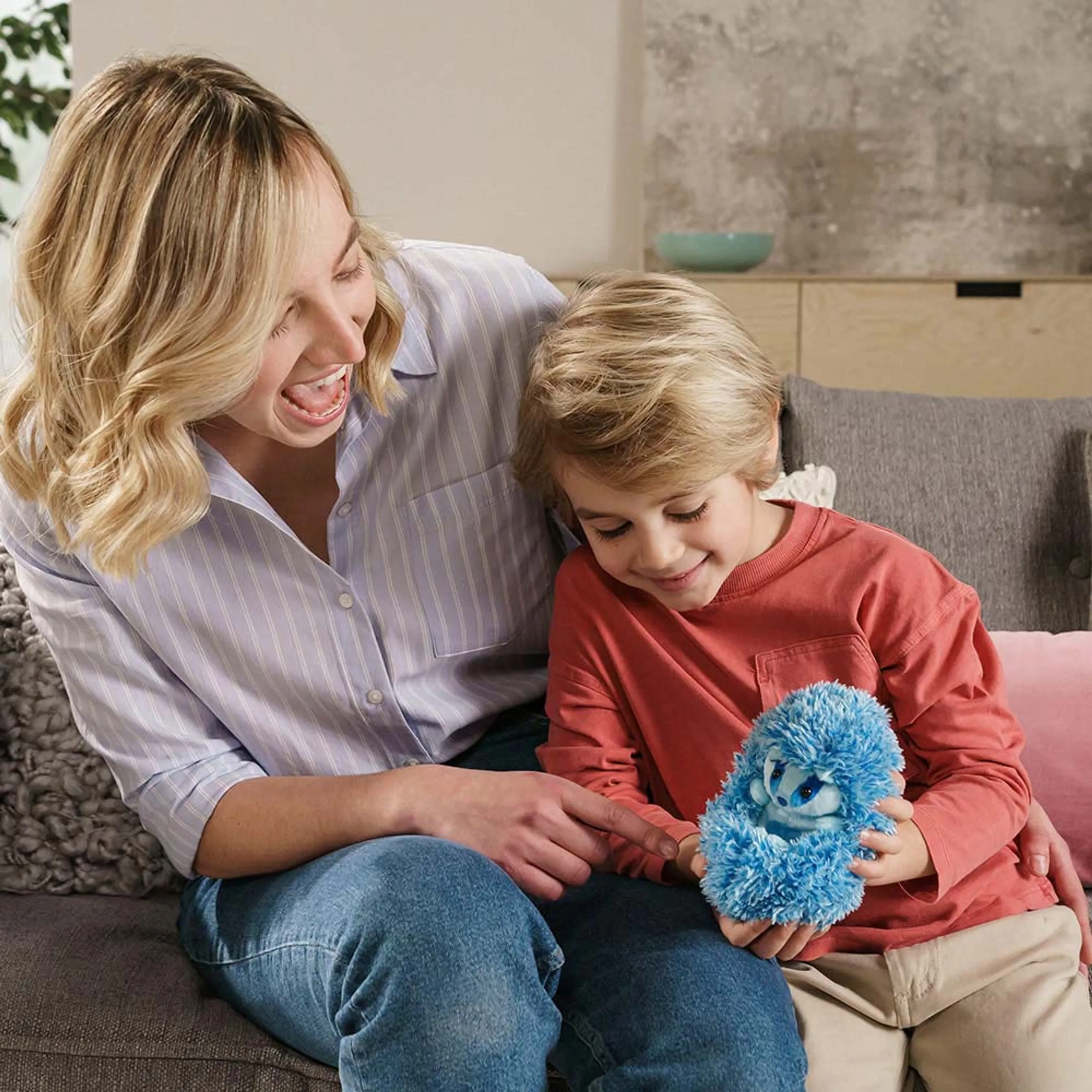 Curlimals The Badger - Blue 3 years+