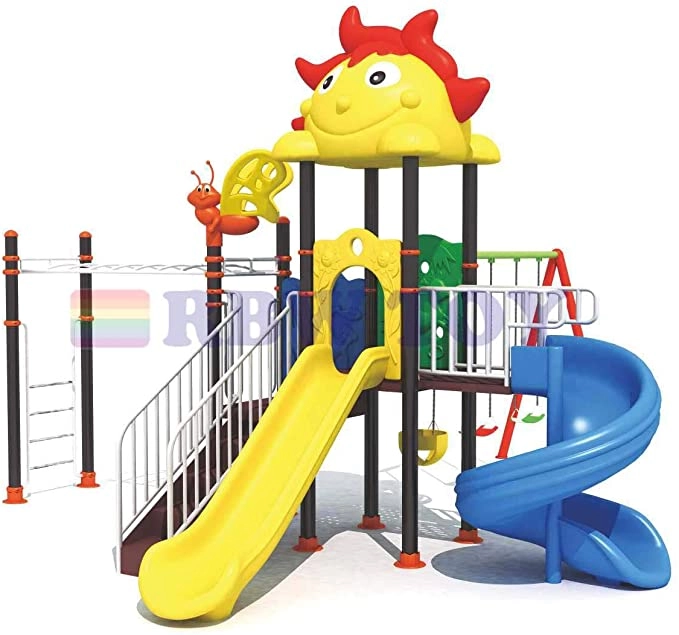 Multi Purpose Kids Outdoor Playing Equipments - 770x320x280cm 2+ Years