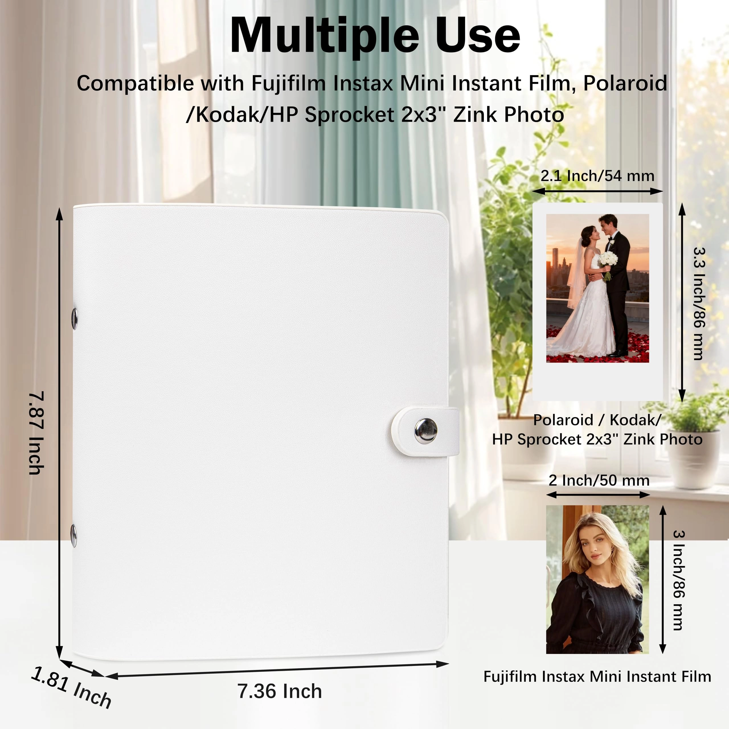 Instax Mini 256 Pockets Leather Photo Album