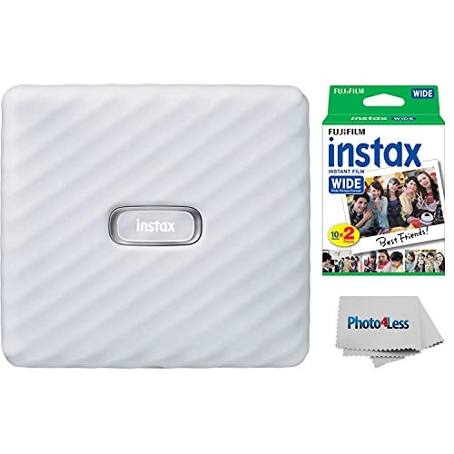 Instax Link Wide + Instax Film - 20 Sheets + Cloth